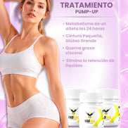 TRATAMIENTO PUMP UP! – CINTURA EXTREMA Y GLÚTEOS REDONDOS EN 30 DÍAS